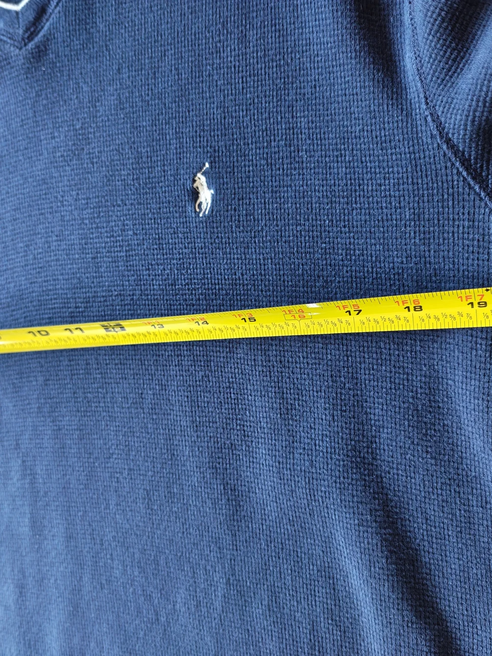 Polo by Ralph Lauren Men's Navy V-Neck Sweater